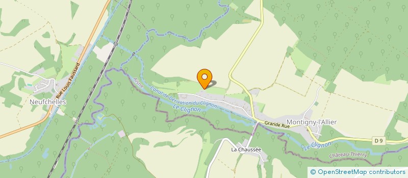 localisation de l'entreprise GAETAN  MONTIGNY-L'ALLIER