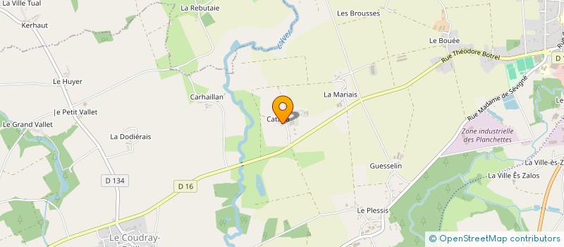 localisation de l'entreprise GAETAN CHEREL  MAURON