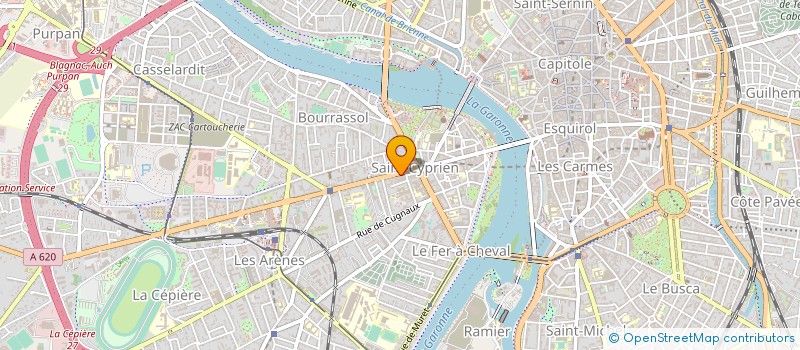 localisation de l'entreprise GAETAN'COIF à TOULOUSE