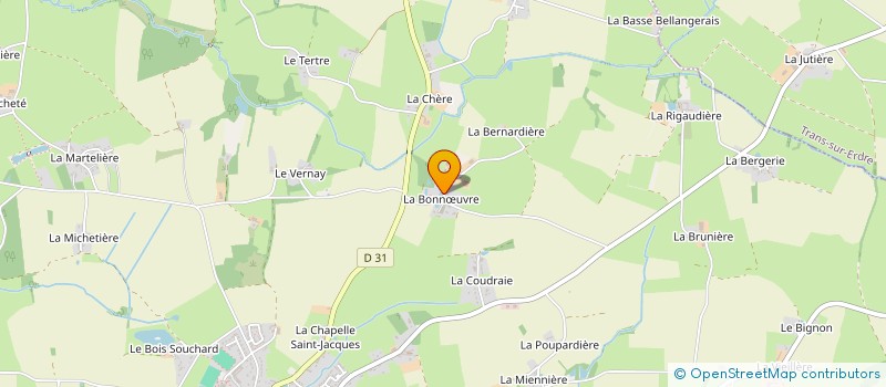 localisation de l'entreprise GAETAN LELOU à LES TOUCHES