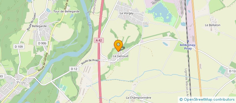 localisation de l'entreprise GAETAN NALLET à AMBRONAY
