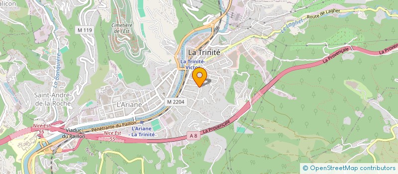 localisation de l'entreprise GAETAN PEREZ INGENIERIE à LA TRINITE