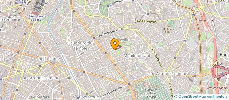 localisation de l'entreprise GAETAN REDELSPERGER, ARCHITECTURE  PARIS