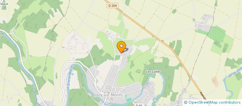 localisation de l'entreprise GAETAN STORES VOLETS à JOUY-SUR-MORIN