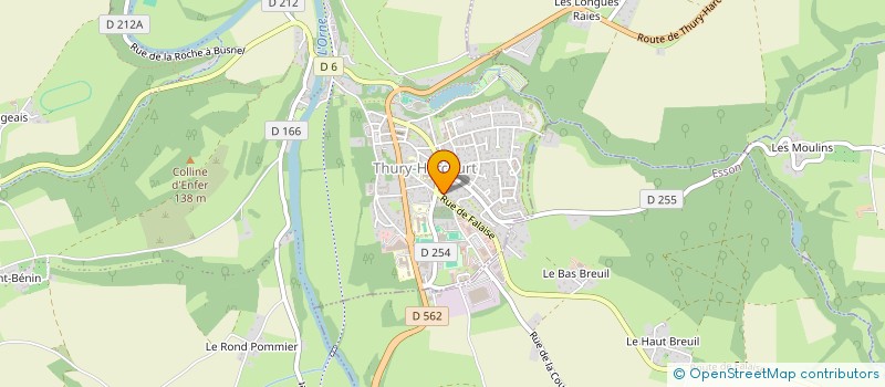 localisation de l'entreprise GAETAN TOLMER MACONNERIE  THURY-HARCOURT-LE-HOM