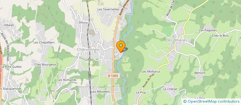 localisation de l'entreprise GAETANO  CHARVONNEX