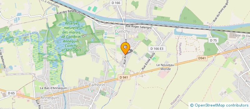 localisation de l'entreprise GAETGORE GUITARS  CUINCHY