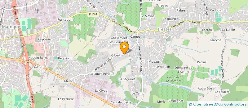 localisation de l'entreprise GAETICA CONSEIL  ALLONS