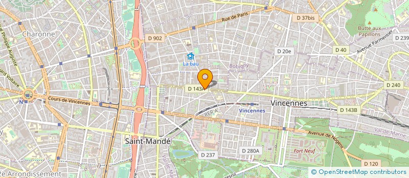 localisation de l'entreprise GAETINO à MONTREUIL