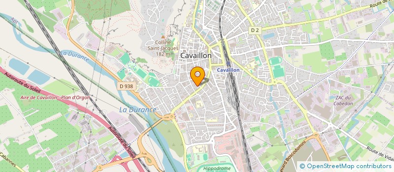 localisation de l'entreprise GAETRANS à CAVAILLON