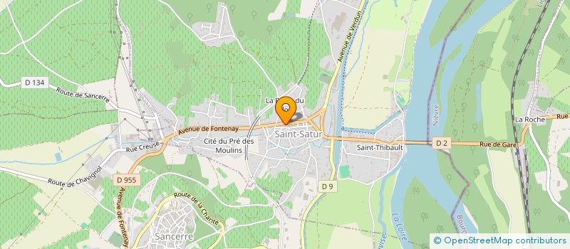 localisation de l'entreprise GAF  SAINT-SATUR