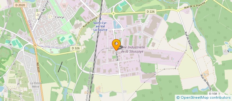 localisation de l'entreprise GAF DE GAUTRAY à SAINT-CYR-EN-VAL