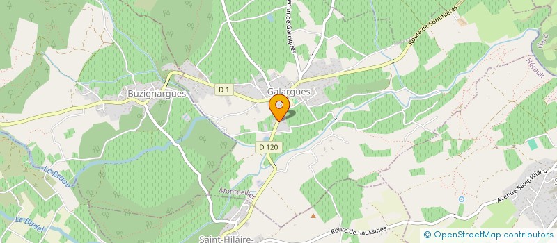 localisation de l'entreprise GAF GERVAIS à GALARGUES