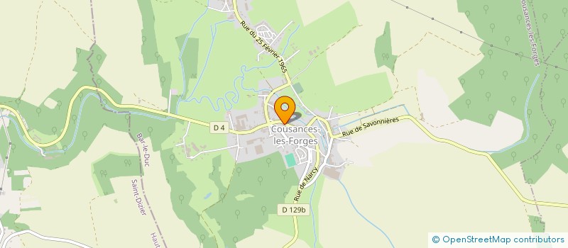 localisation de l'entreprise GAF GRAUVILLIERS à BRAUVILLIERS