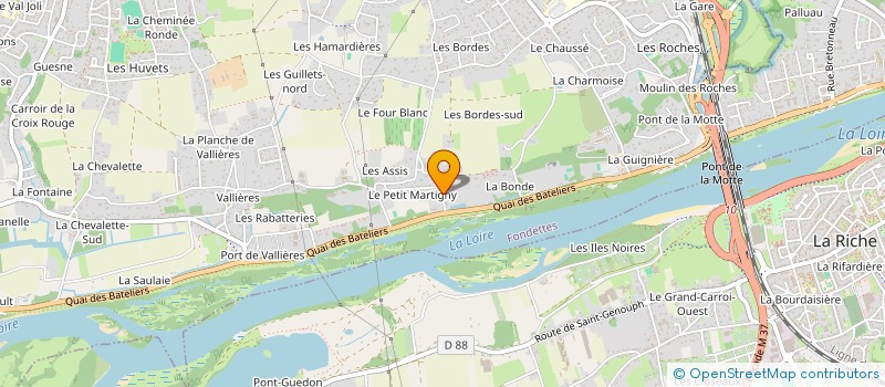 localisation de l'entreprise GAFA à FONDETTES