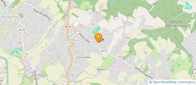 localisation de l'entreprise GAFA  GRATENTOUR