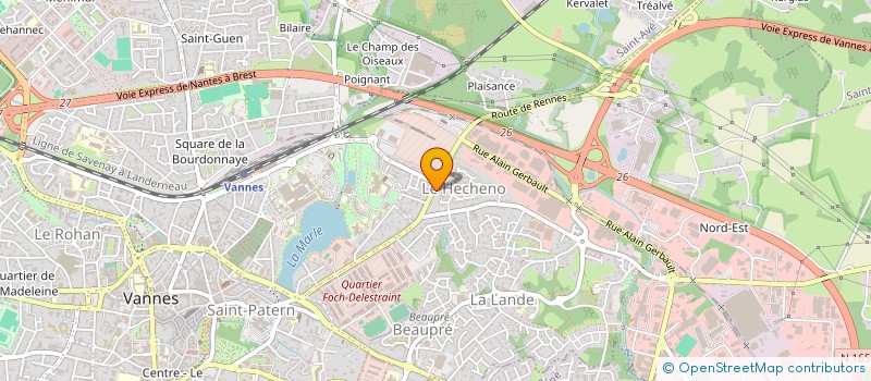 localisation de l'entreprise GAFA à VANNES