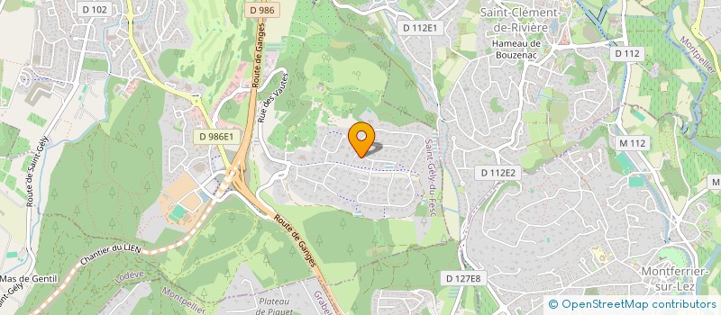 localisation de l'entreprise GAFA  SAINT-GELY-DU-FESC