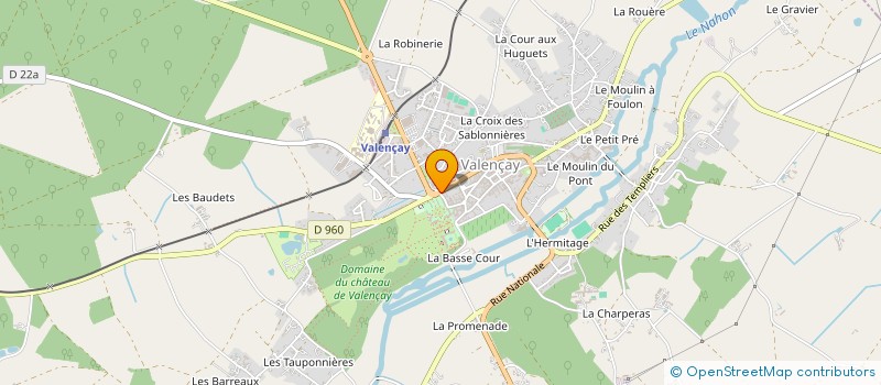localisation de l'entreprise GAFAB à VALENCAY