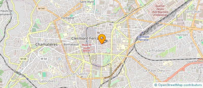 localisation de l'entreprise GAFANDU  CLERMONT-FERRAND