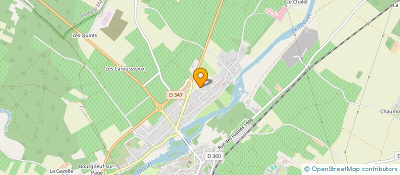 localisation de l'entreprise GAFER  MONTREUIL-BELLAY