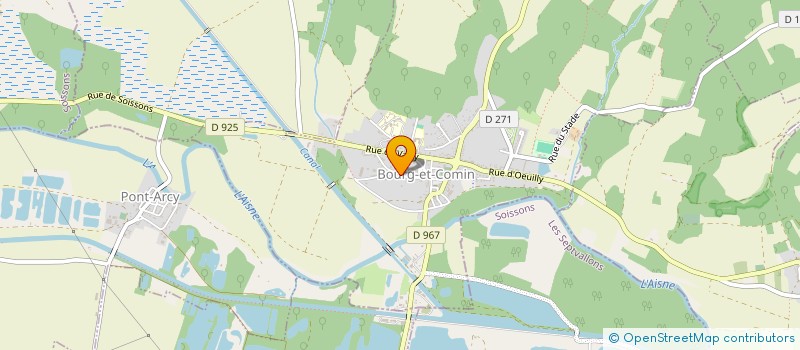 localisation de l'entreprise GAFER  BOURG-ET-COMIN