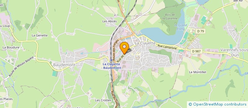 localisation de l'entreprise GAFER à CURBIGNY