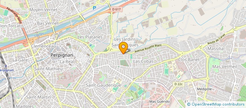 localisation de l'entreprise GAFER à PERPIGNAN