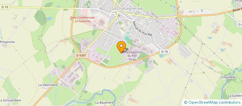 localisation de l'entreprise GAFF à CHATAIGNERAIE (LA)