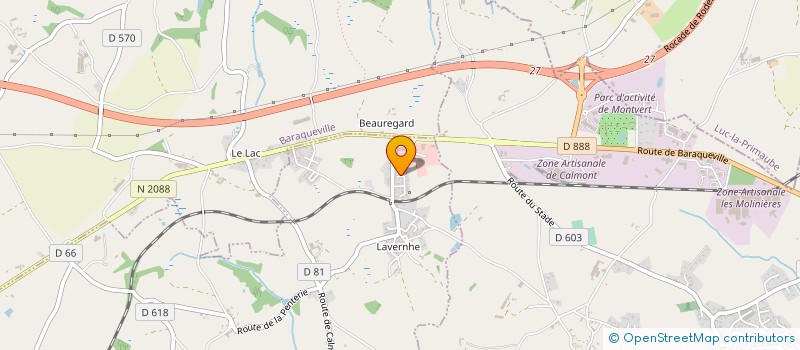 localisation de l'entreprise GAFFARD MACONNERIE  MANHAC