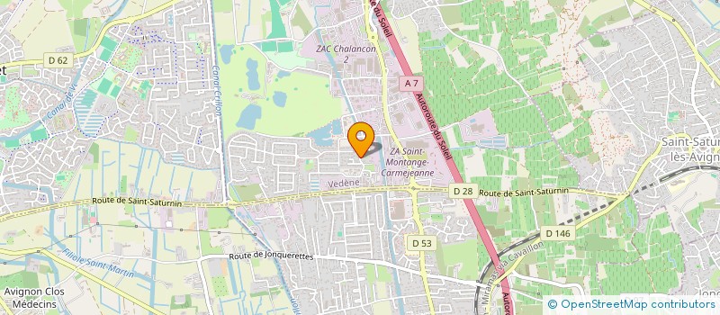 localisation de l'entreprise GAFFET INVESTISSEMENT  VEDENE