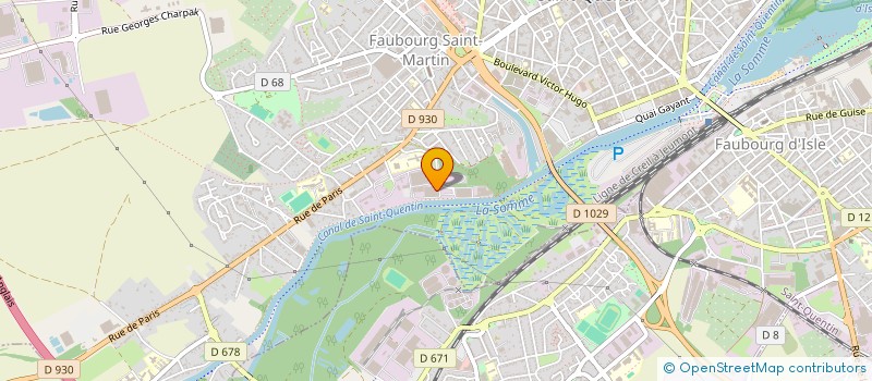 localisation de l'entreprise GAFFET SOYE INDUSTRIE à SAINT-QUENTIN