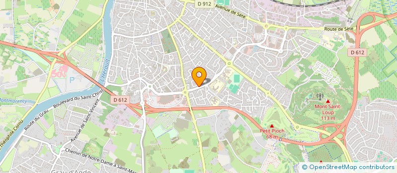 localisation de l'entreprise GAFFIAERO  AGDE