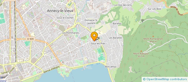 localisation de l'entreprise GAFFURI/CROFT  ANNECY