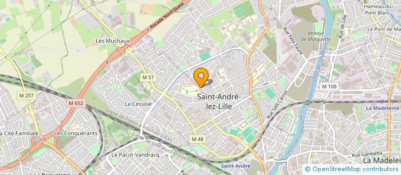 localisation de l'entreprise GAFGA  MARQUETTE-LEZ-LILLE