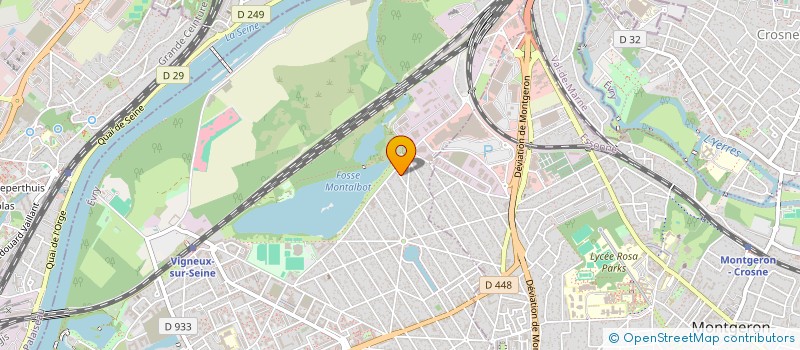 localisation de l'entreprise GAFI à VIGNEUX-SUR-SEINE