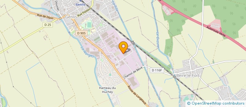 localisation de l'entreprise GAFIC  GENLIS