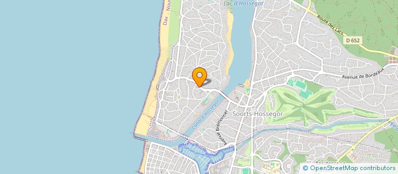 localisation de l'entreprise GAFIX à SOORTS-HOSSEGOR