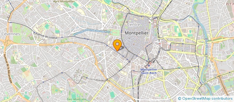 localisation de l'entreprise GAFRONCA à MONTPELLIER