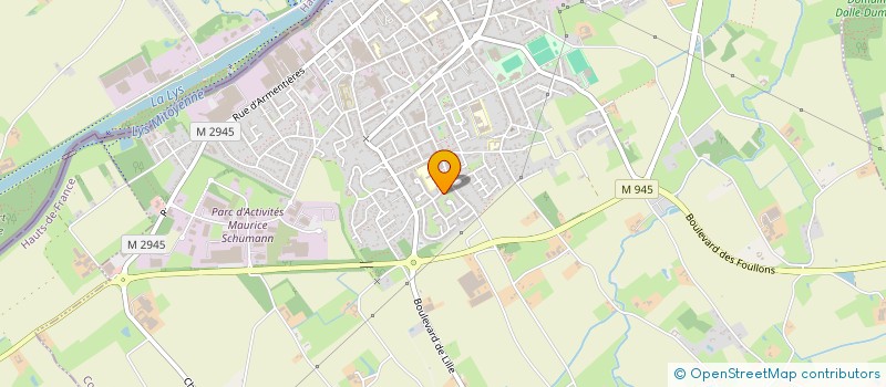 localisation de l'entreprise GAG GROUPE ANIMATION GLYCINES  COMINES