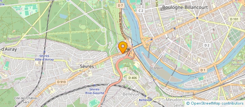 localisation de l'entreprise GAGA & CO  SEVRES