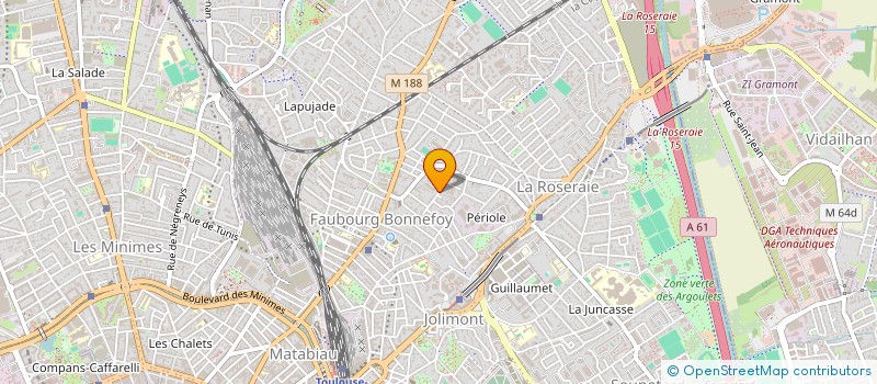 localisation de l'entreprise GAGA FLAMINGO BASKET à TOULOUSE
