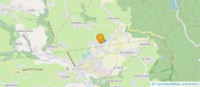 localisation de l'entreprise GAGE  NOVALAISE