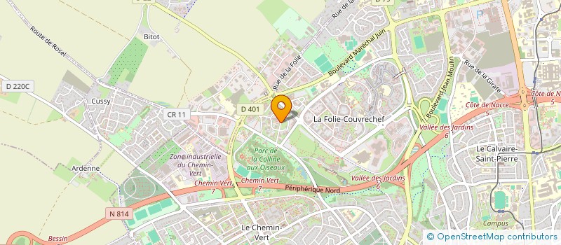 localisation de l'entreprise GAGE INTERACTIVE à CAEN