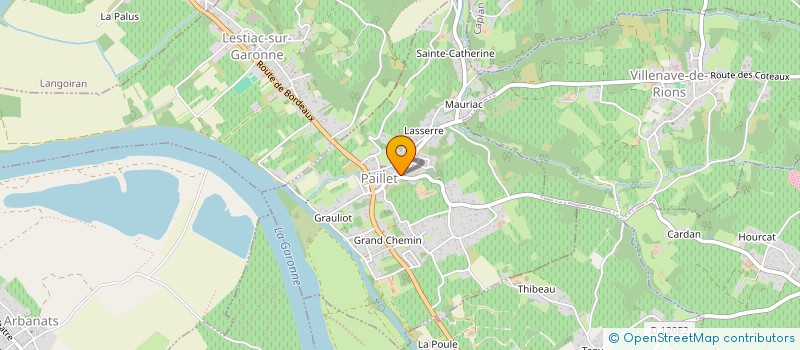 localisation de l'entreprise GAGEA à PAILLET