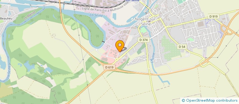 localisation de l'entreprise GAGET à NOGENT-SUR-SEINE