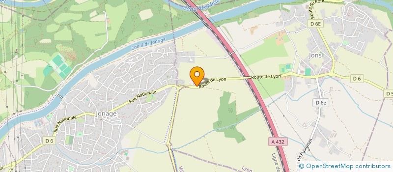 localisation de l'entreprise GAGET ET FRERES  JONS