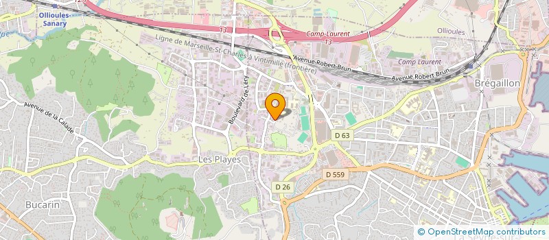 localisation de l'entreprise GAGLIANO HOLDING à LA SEYNE-SUR-MER