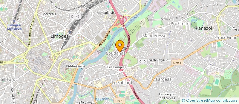 localisation de l'entreprise GAGLIARDA à PANAZOL