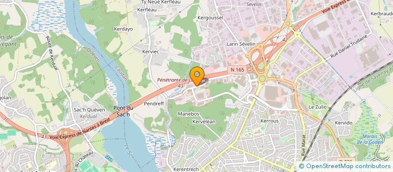 localisation de l'entreprise GAGNAGE à LANESTER